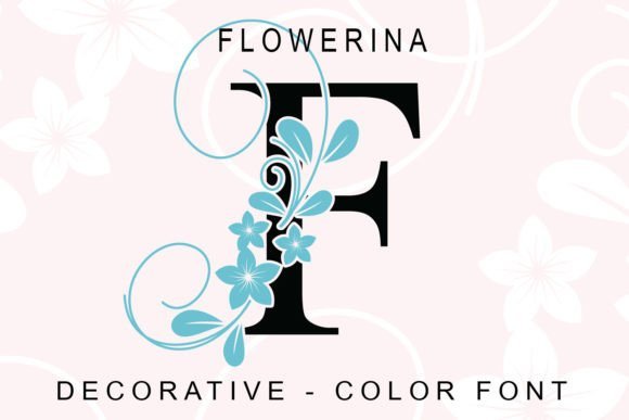 Flowerina Font - Featured Image