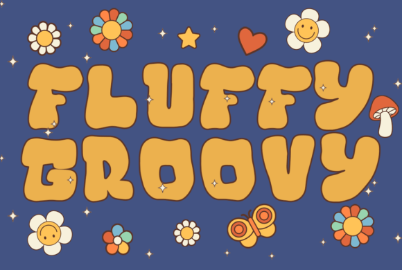 Fluffy Groovy Font - Featured Image
