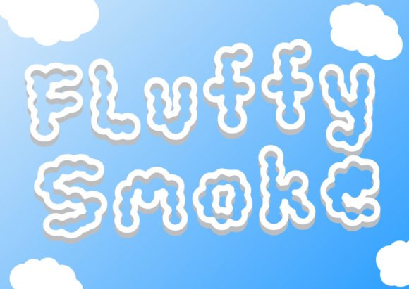 Fluffy Smoke Font - Featured Image