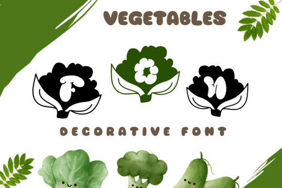 Fon Vegetables Font - Featured Image