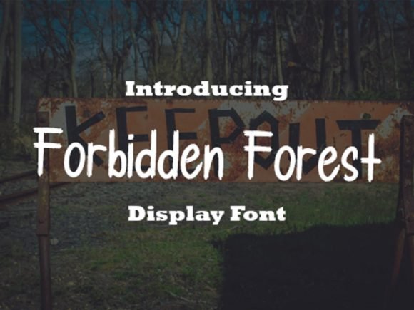 Forbidden Forest Font - Featured Image