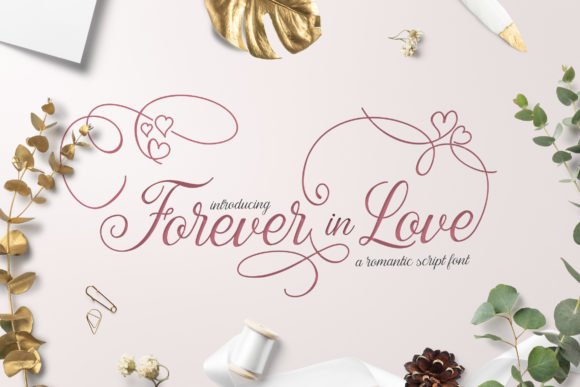 Forever in Love Font - Featured Image