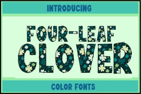 Four Leaf Clover Font - Featured Image