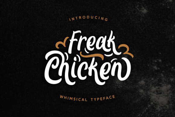 Freak Chicken Font - Featured Image