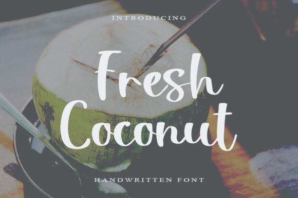 Fresh Coconut Font - Featured Image