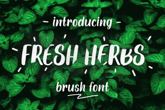 Fresh Herbs Font - Featured Image