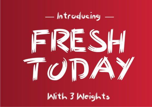 Fresh Today Font - Featured Image