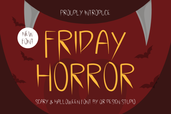 Friday Horror Font - Featured Image