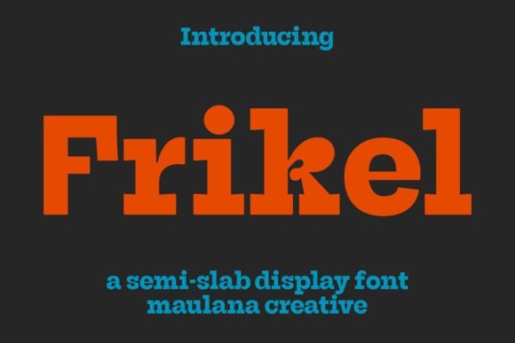 Frikel Font - Featured Image