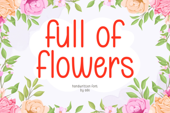 Full of Flowers Font - Featured Image