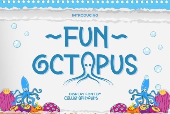 Fun Octopus Font - Featured Image
