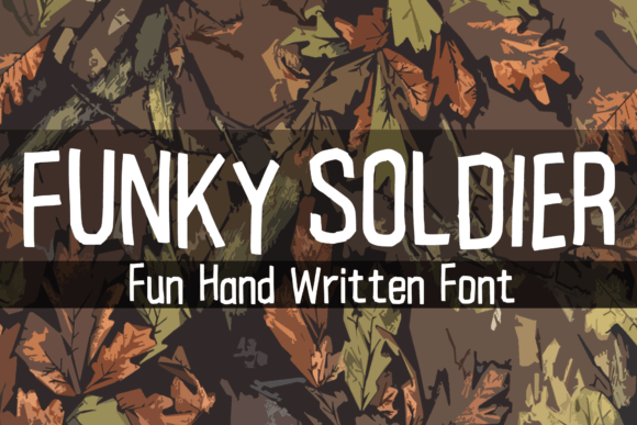 Funky Soldier Font - Featured Image