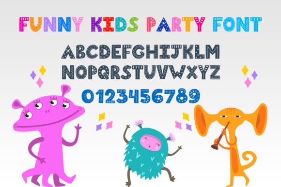 Funny Kids Party Font - Featured Image