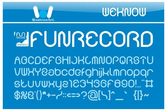 Funrecord Font - Featured Image