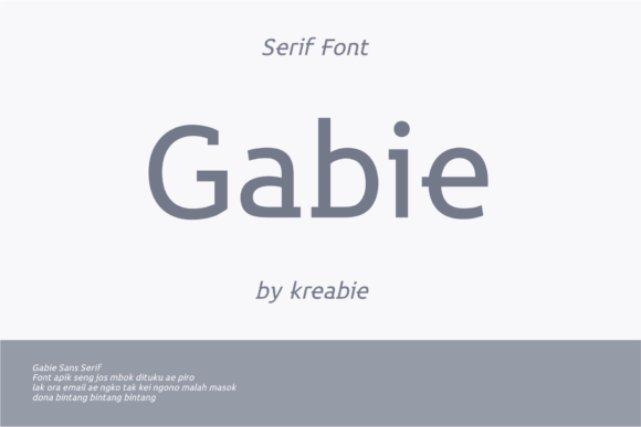 Gabie Font - Featured Image