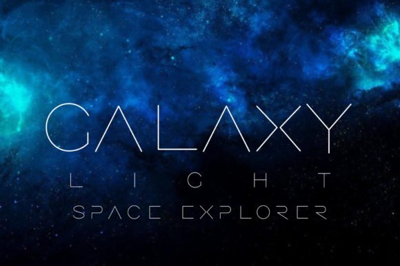 Galaxy Light Font - Featured Image