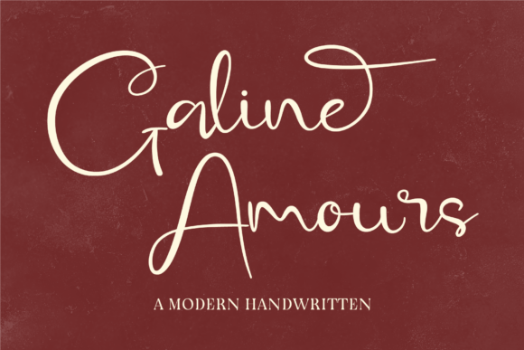 Galine Amours Font - Featured Image
