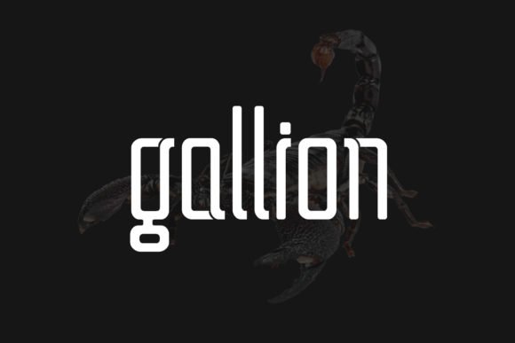 Gallion Font - Featured Image