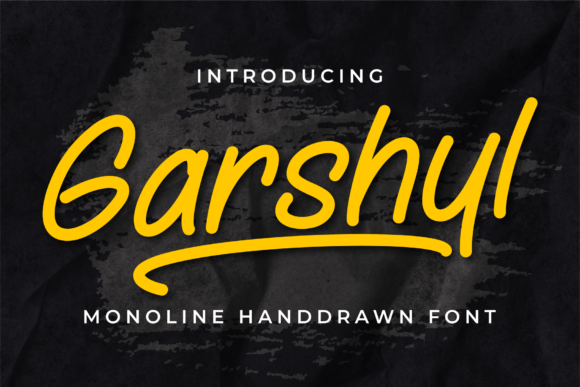 Garshyl Font - Featured Image