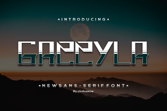 Gazzyla Font - Featured Image
