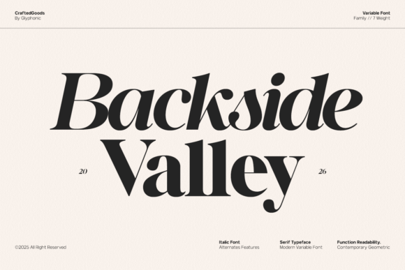 Gc Backside Valley Font - Featured Image