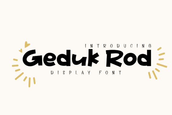 Geduk Rod Font - Featured Image