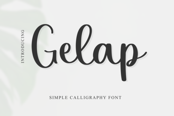 Gelap Font - Featured Image