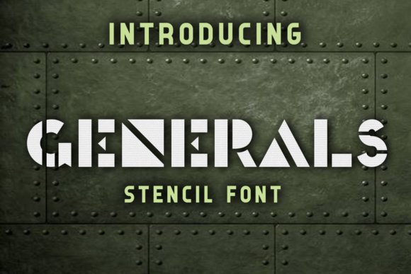 Generals Font - Featured Image