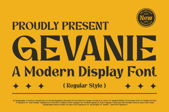 Gevanie Font - Featured Image