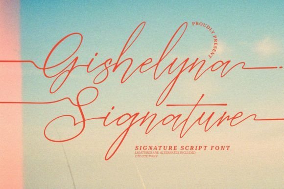 Gishelyna Font - Featured Image