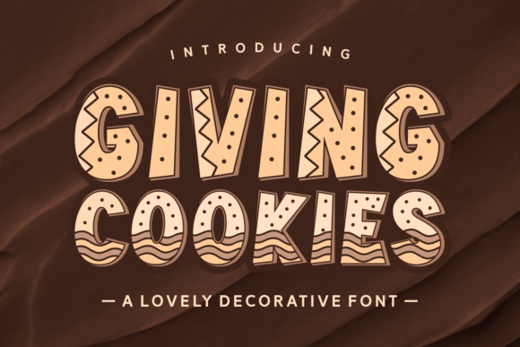 Giving Cookies Font - Featured Image