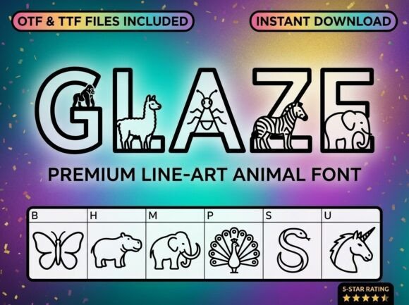Glaze Font - Featured Image