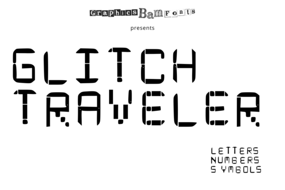 Glitch Traveler Font - Featured Image