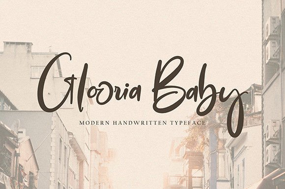 Glooria Baby Font - Featured Image