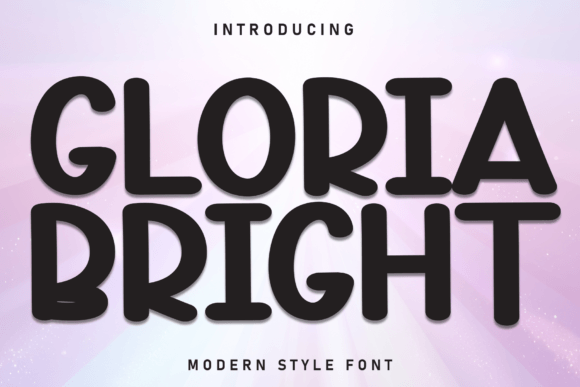 Gloria Bright Font - Featured Image