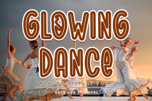 Glowing Dance Font - Featured Image