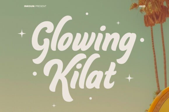 Glowing Kilat Font - Featured Image