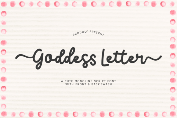 Goddess Letter Font - Featured Image