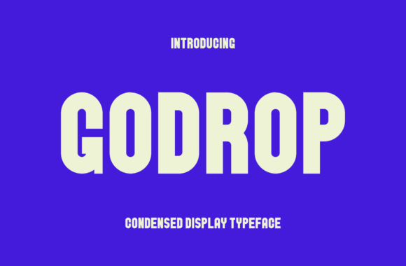 Godrop Font - Featured Image