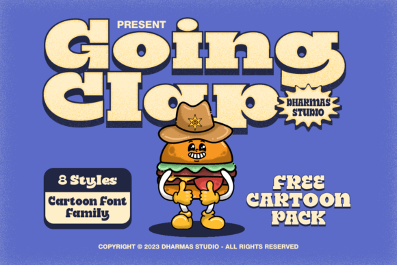 Going Clap Font - Featured Image