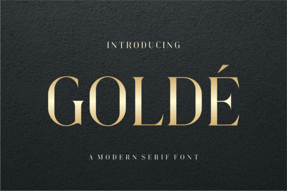 Golde Font - Featured Image