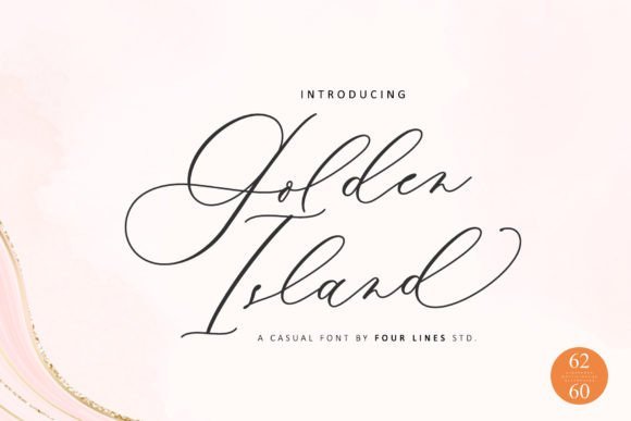 Golden Island Font - Featured Image