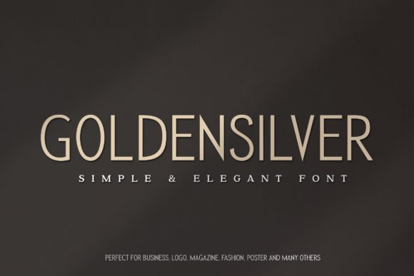 Golden Silver Font - Featured Image
