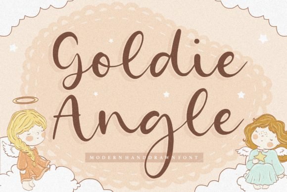 Goldie Angle Font - Featured Image