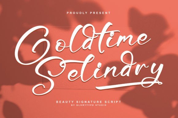 Goldtime Selindry Font - Featured Image