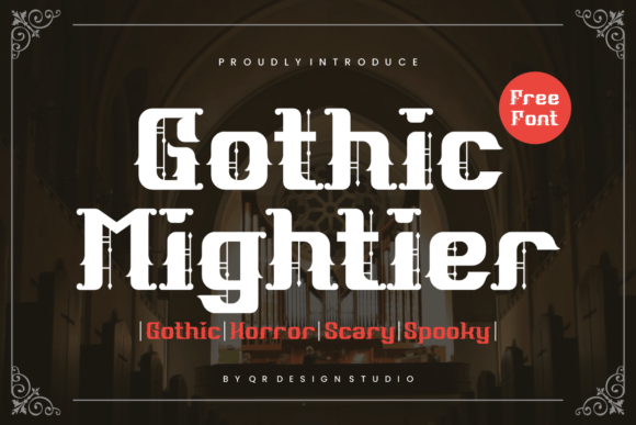 Gothic Mightier Font - Featured Image