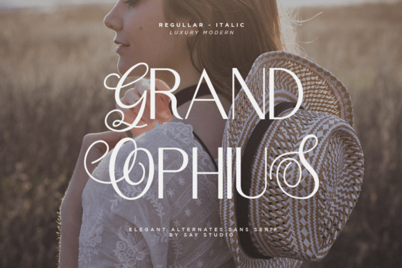 Grand Ophius Font - Featured Image