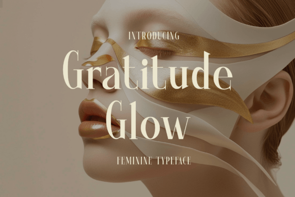 Gratitude Glow Font - Featured Image