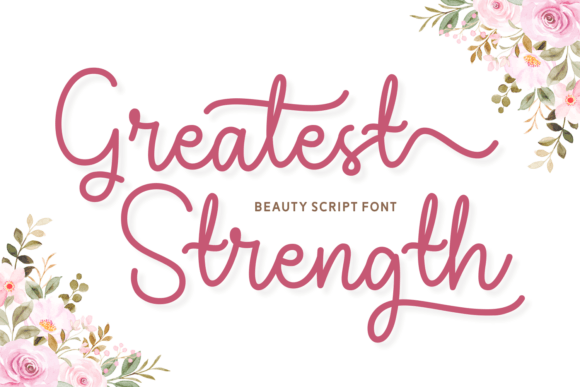 Greatest Strength Font - Featured Image
