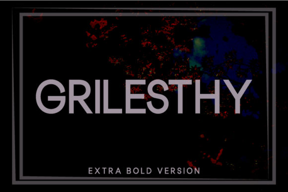 Grilesthy Extra Bold Font - Featured Image